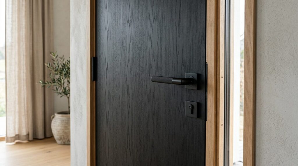Close-up professional product photography of a modern facade